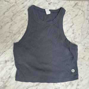 WIT crop top light grey